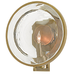 Бра круглое с прозрачным рельефным плафоном Crystal Prism варинант исполнения - 2 | Loft Concept в Перми