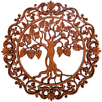 Панно из дерева LeafBerry Panel With Trees варинант исполнения - 1 | Loft Concept в Перми