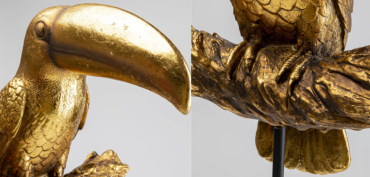 Статуэтка Golden Tukan on a stand - Loft-Concept в Перми