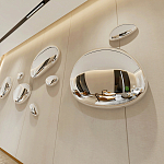 Абстрактная скульптура на стену в виде капли воды Water Outline варинант исполнения - 5 | Loft Concept в Перми