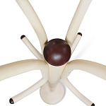 Вешалка напольная бежевая с 4-мя металлическими крючками Noble Branches варинант исполнения - 4 | Loft Concept в Перми