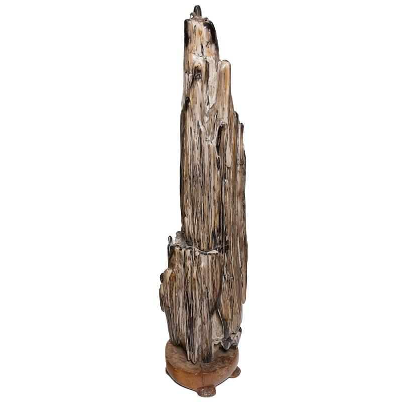 Аксессуар для интерьера из окаменелого дерева Petrified Wood Statuette Коричневый в Перми | Loft Concept 