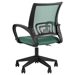 Офисное кресло с основанием из черного пластика Desk chairs Green варинант исполнения - 5 | Loft Concept в Перми