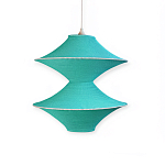 Подвесной вязаный бирюзовый светильник «Звезда Востока 02» варинант исполнения - 2 | Loft Concept в Перми