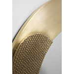 Зеркало золотое со вставками в виде геометрических фигур варинант исполнения - 3 | Loft Concept в Перми