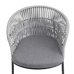 Кресло с декоративным плетением на спинке и подлокотниках Armchair Weaving варинант исполнения - 5 | Loft Concept в Перми