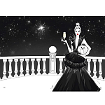 Megan Hess. Te Lttle Blk Dess варинант исполнения - 3 | Loft Concept в Перми