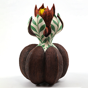 Статуэтка тропический фрукт Pandora Tropical Fruit Brown Red Green Flower