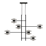 Каркасная люстра Balance варинант исполнения - 2 | Loft Concept в Перми