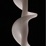 Люстра с белым скрученным плафоном Golden Swirl варинант исполнения - 6 | Loft Concept в Перми