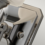 Бра для ванных комнат с белым матовым плафоном квадратной формы на основании цвета хром Feiss варинант исполнения - 3 | Loft Concept в Перми