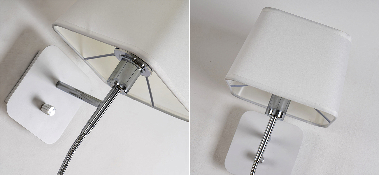 Бра с абажуром и гибким спотом Trumpet Lamp Бра с абажуром и гибким спотом Trumpet Lamp - Loft-Concept в Перми
