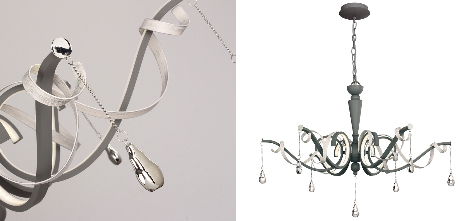 Люстра Morris Chandelier black Люстра Morris Chandelier black - Loft-Concept в Перми