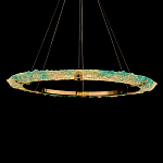 Люстра в форме кольца с цветочным декором Warm Heavenly Light варинант исполнения - 3 | Loft Concept в Перми