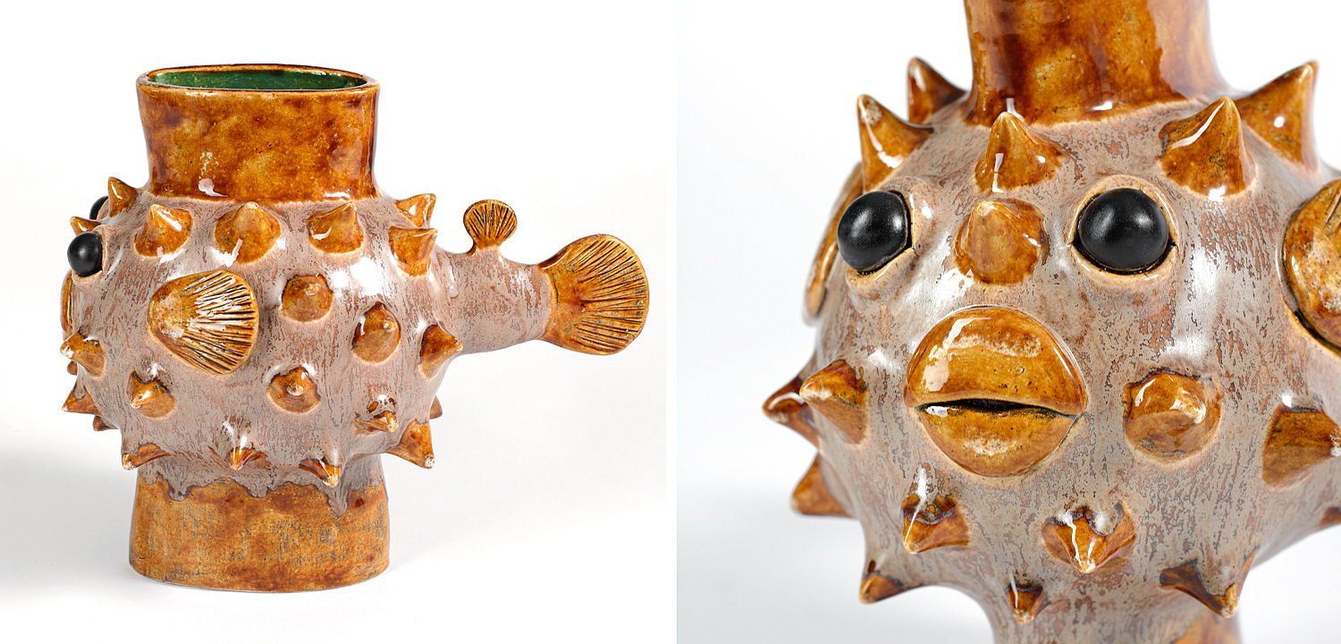 Ваза Puffer Fish Vase Ваза Puffer Fish Vase - Loft-Concept в Перми