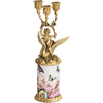 Фарфоровый подсвечник Лебедь с ангелом Asse варинант исполнения - 1 | Loft Concept в Перми