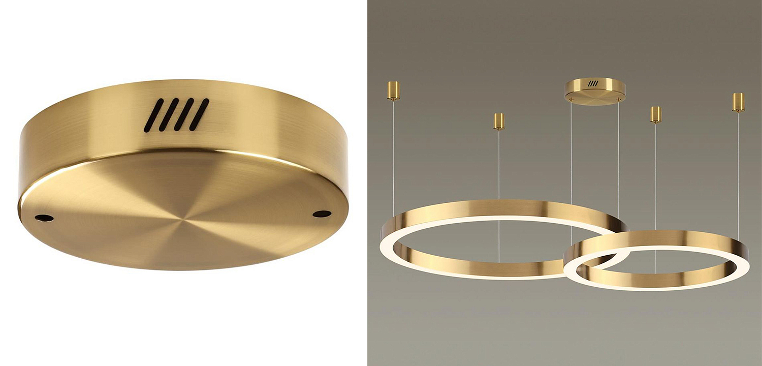 Основание для светильника Ring Horizontal Gold 18 Основание для светильника Ring Horizontal Gold 18 - Loft-Concept в Перми