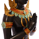 Декоративная статуэтка из бронзы Будда Bronze Kneeling Buddha варинант исполнения - 4 | Loft Concept в Перми