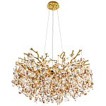 Люстра с хрустальными подвесками Fairytree Gold Crystal Chandelier 10 варинант исполнения - 2 | Loft Concept в Перми