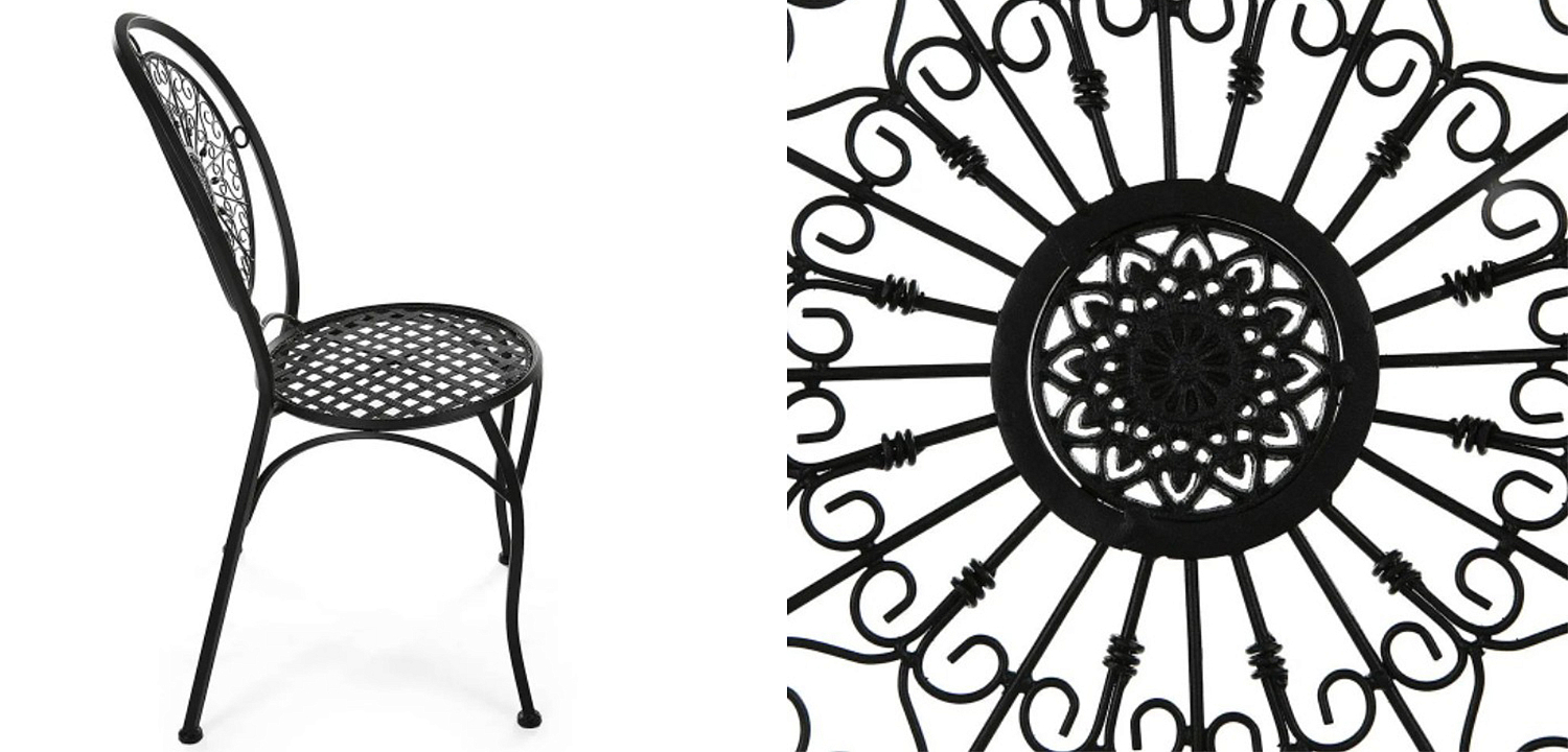 Стул Forged Patterns Anita Black Стул Forged Patterns Anita Black - Loft-Concept в Перми