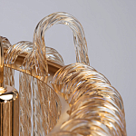 Люстра с подвесными рифлеными стеклянными трубками Nembus варинант исполнения - 9 | Loft Concept в Перми