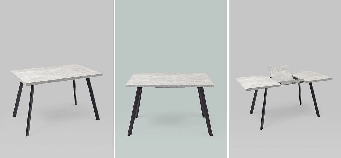Стол обеденный Harris Collection столешница бетон Стол обеденный Harris Collection столешница бетон - Loft-Concept в Перми