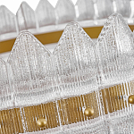 Люстра круглая с декоративными элементами в виде лепестков Round Light Flashing варинант исполнения - 7 | Loft Concept в Перми