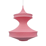 Подвесной вязаный розовый светильник «Моника» варинант исполнения - 1 | Loft Concept в Перми