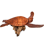 Статуэтка деревянная в виде морской черепахи Marine Reptiles варинант исполнения - 2 | Loft Concept в Перми
