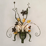 Бра с цветами и листьями Paradise Bush варинант исполнения - 3 | Loft Concept в Перми