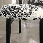 Стул обеденный деревянный с цветочной обивкой Foshan Chair варинант исполнения - 2 | Loft Concept в Перми