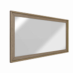 Зеркало прямоугольное с классической деревянной рамой Flowchart варинант исполнения - 1 | Loft Concept в Перми