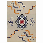 Плед хлопковый по мотивам эвенских орнаментов Ural and Siberian Patterns варинант исполнения - 1 | Loft Concept в Перми