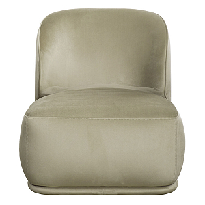 Кресло без подлокотников велюровое Simple Clear Form