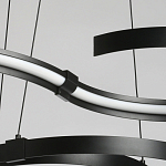Люстра подвесная светодиодная в виде волнообразной ленты Ribbon Vortex варинант исполнения - 5 | Loft Concept в Перми