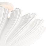 Потолочный светильник белый с рельефным абажуром Feminine Shape варинант исполнения - 1 | Loft Concept в Перми