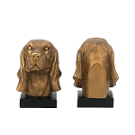 Держатель для книг с бронзовыми фигурками головы собаки Dog Elegance  варинант исполнения - 3 | Loft Concept в Перми