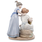 Статуэтка фарфоровая Девочки с собачками Charming Statuette варинант исполнения - 3 | Loft Concept в Перми
