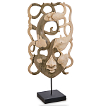 Маска ручной работы деревянная резная Roots Мask варинант исполнения - 1 | Loft Concept в Перми