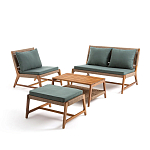 Садовый 2-х местный диван с каркасом из акации Green варинант исполнения - 4 | Loft Concept в Перми