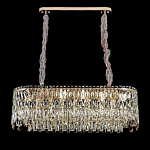 Люстра овальная с хрустальными подвесками Roul Crystal Light варинант исполнения - 1 | Loft Concept в Перми