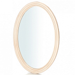 Овальное настольное зеркало бежевое Interiors Romance варинант исполнения - 1 | Loft Concept в Перми