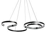 Люстра подвесная светодиодная в виде волнообразной ленты Ribbon Vortex варинант исполнения - 1 | Loft Concept в Перми