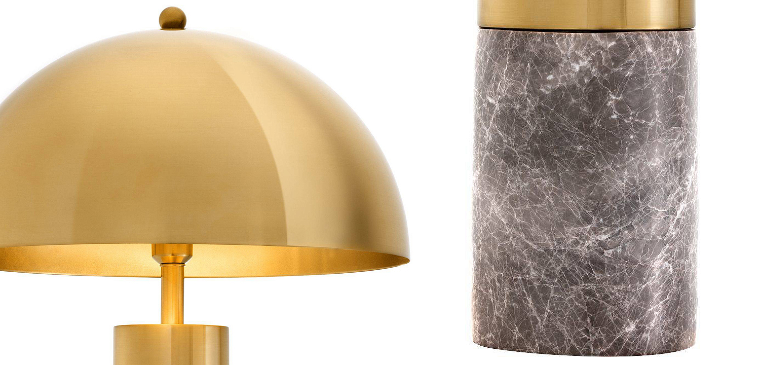 Настольная лампа Eichholtz Table Lamp Flair brass Настольная лампа Eichholtz Table Lamp Flair brass - Loft-Concept в Перми