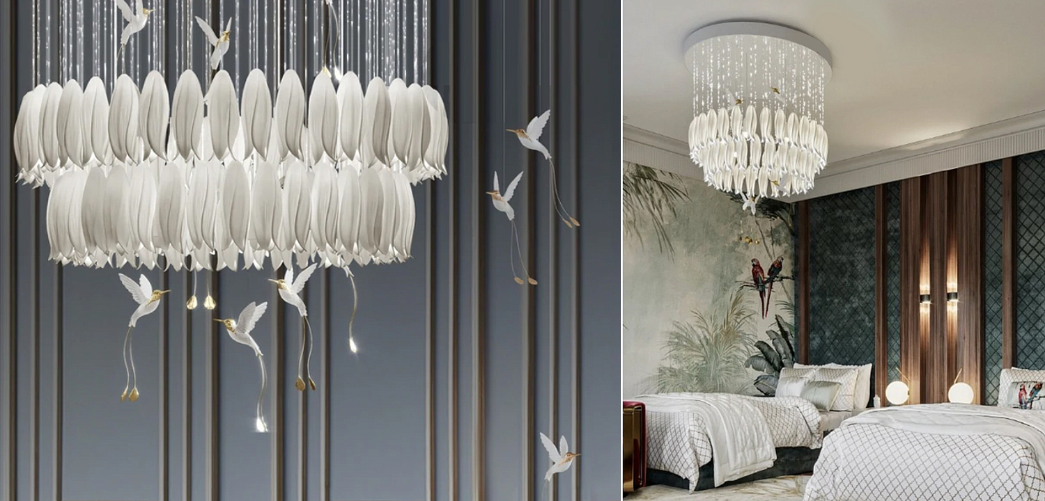 Люстра c Птичками Колибри Sagarti Contemporary chandelier ALBA Flowers & Birds Люстра c Птичками Колибри Sagarti Contemporary chandelier ALBA Flowers & Birds - Loft-Concept в Перми