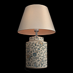 Настольная лампа цилиндрическая с цветочной росписью Lamp Flower Painting варинант исполнения - 5 | Loft Concept в Перми