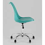 Офисный стул на металлическом основании EGGERY Blue пластик варинант исполнения - 4 | Loft Concept в Перми