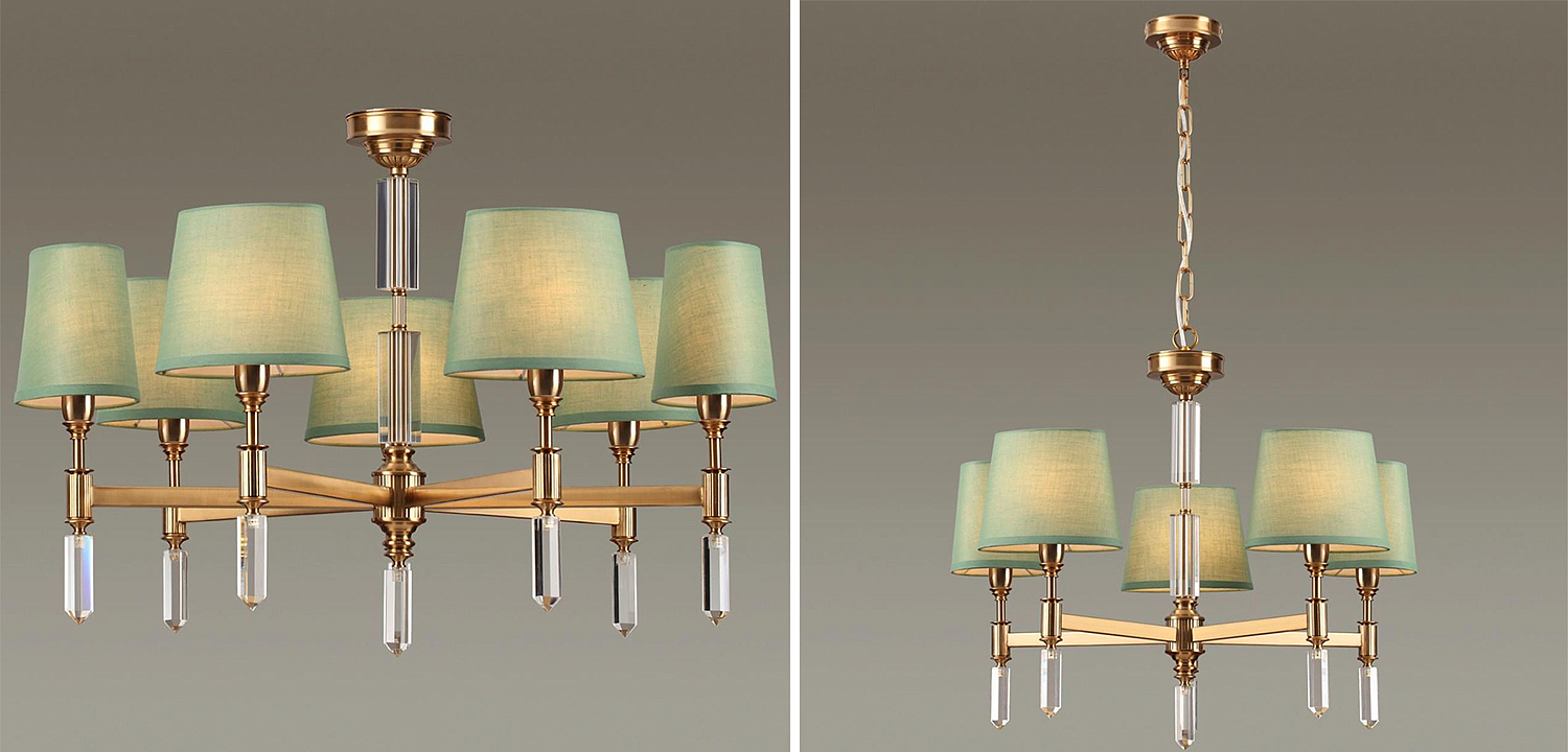Люстра Ramona Green Chandelier Люстра Ramona Green Chandelier - Loft-Concept в Перми