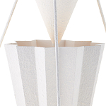 Люстра светодиодная белая геометрической формы с рифленым плафоном White Geometric Lamps варинант исполнения - 2 | Loft Concept в Перми