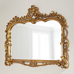 Зеркало настенное в ажурной раме в стиле барокко Ornate Ornaments варинант исполнения - 2 | Loft Concept в Перми